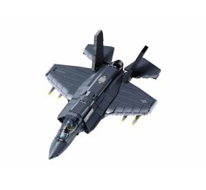 Sluban Model Bricks M38-B1361 F-35BS Kampfjet im Maßstab 1:44